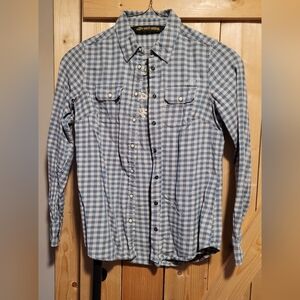 Harley Davidson Embroidered Long Sleeve Button Up Shirt